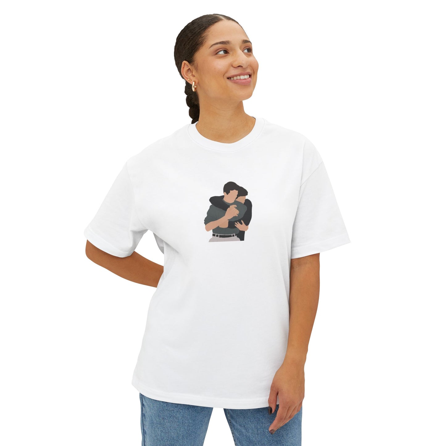 "Best Roommates Ever Tee"-UNISEX White F.R.I.E.N.D.S title t-shirt, 100% soft cotton