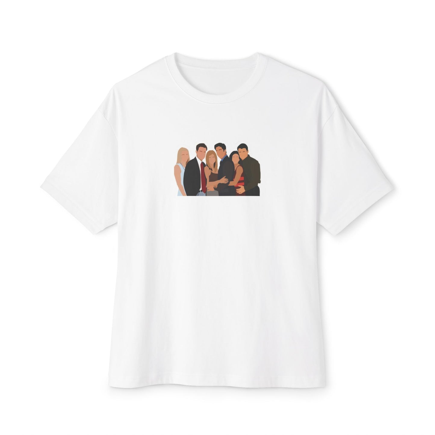 “The One with the Perfect Tee”- UNISEX White  F.R.I.E.N.D.S title t-shirt, 100% soft cotton