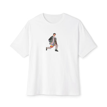 "The one with the Lunges Tee", UNISEX White F.R.I.E.N.D.S title t-shirt, 100% soft cotton